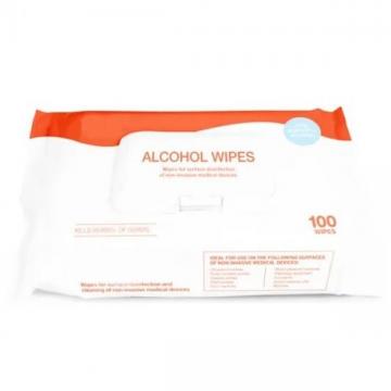 Single PC Disposable Hand Disinfectant Alcohol Wipes Wet Wipes FDA/Ce