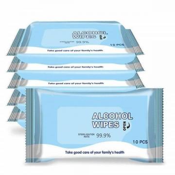 75 Alcohol Wipes Disinfecting Alcohol Barrel Wipe