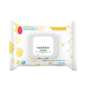 80PCS Non-Alcohol Soft Wet Wipes for Baby's Face Hand Cleaning