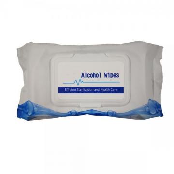 60 pcs 75% alcohol sanitary wipes