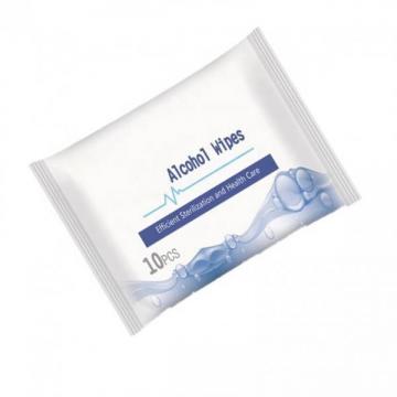 FDA CE Approved! 50PCS/Pack Disinfectant Wipes Surface Cleaning Disposable and Portable Ethanol Pads Non-Woven Fabric Texture for Household School Hospital