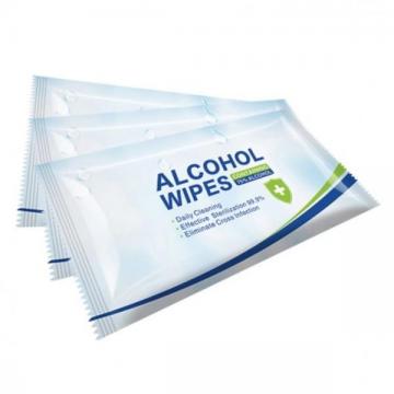 Cleaning Wipes Manufacturer 100PCS 99.9% Sterilization Germ Effect 75% Isopropyl Alcohol Disinfectant Wet Wipes with Bucket Canister Package